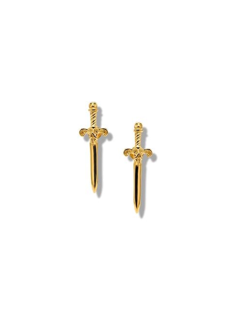 Jaredjamin Metallic Lady Macbeth Stud Earrings