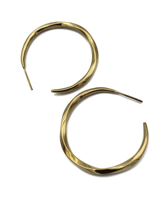 Lala Salama Metallic Pepo Large Hoops
