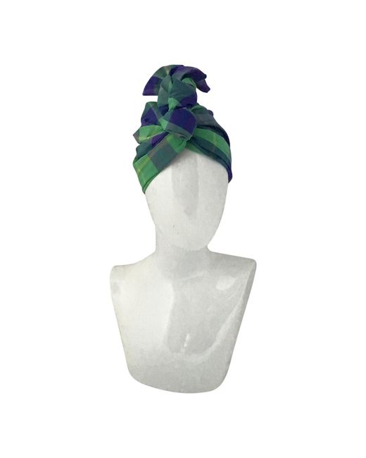 Romer Millinery Green Twisturban Turban