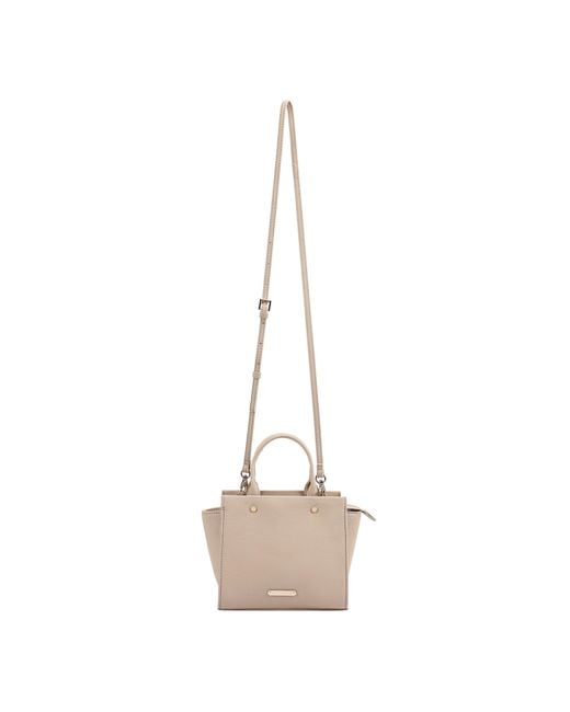 Paul Costelloe Natural Drini Leather Crossbody Bag
