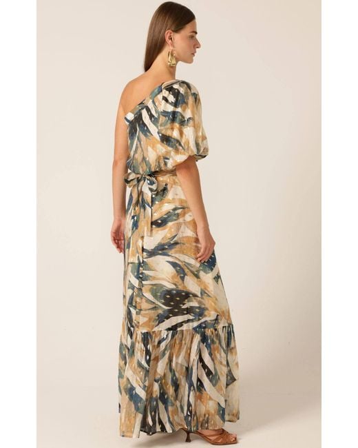 SACHA DRAKE Metallic Oliviera Maxi Dress