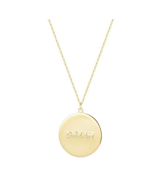KAMARIA Metallic Opal Moon Dream Medallion Necklace