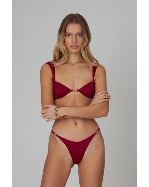 Bianca Resortwear Red Lola Bikini Top