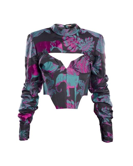 Psychedelic Overdose. Blue Zoo Corset
