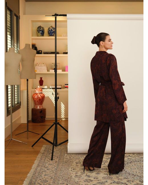 Juan Avellaneda X Seeiou Brown Kai Printed Pants