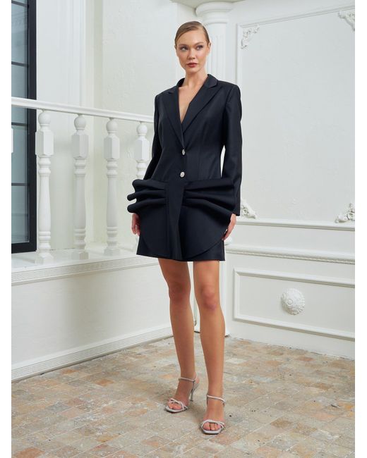 Lumina Eligma Black The Alien Blazer Dress