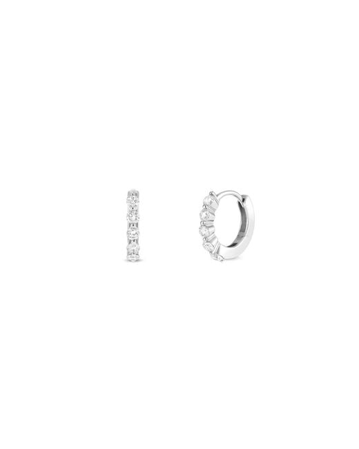 Dinny Hall White Shuga Mini Lab-Grown Diamond Huggie Hoops