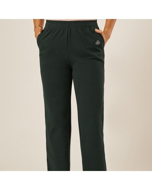 Be Athletica Green Varsity Athletica Wide-Leg Pants