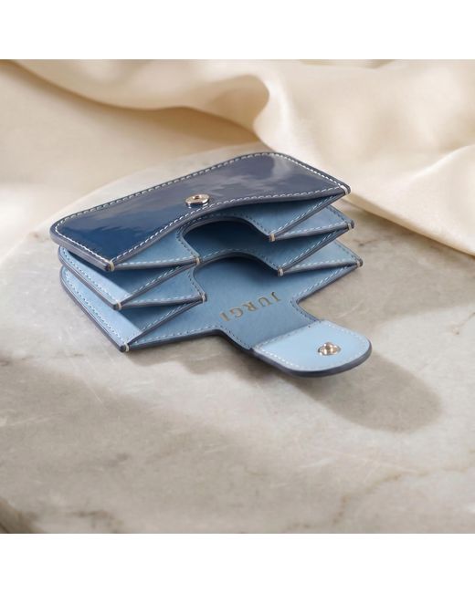 Jurgi Brand Blue Accordion Wallet for men