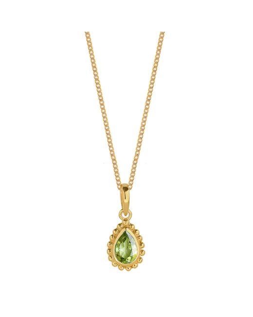 Charlotte's Web Jewellery Metallic August Birthstone Necklace
