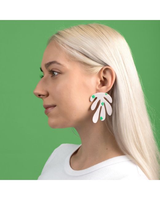 By Chavelli Blue Matisse No. 3 Earrings