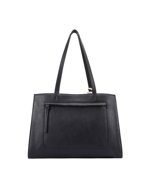 Lloyd Baker Black Eleanor Leather Tote Bag