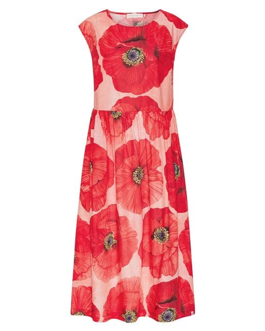 GROBUND Red Mathilde Dress