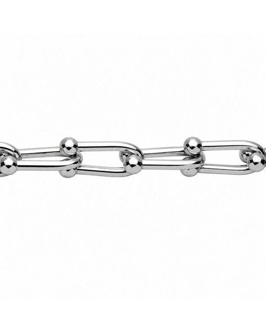Belinda Jewelz Metallic Beaded Paperclip Bracelet for men