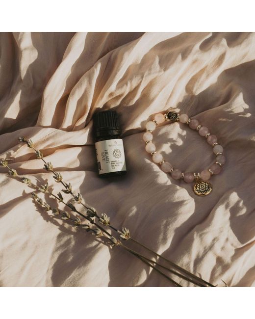 Seven Saints Pink Heart Chakra Activation Madagascar Rose Quartz Bracelet