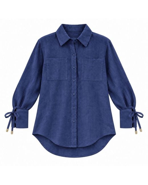 Lessea Blue Linen Cloud