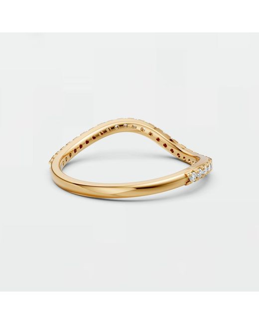 Aya Fine Jewelry Metallic Round Twisted Lab Diamond Infinity Ring