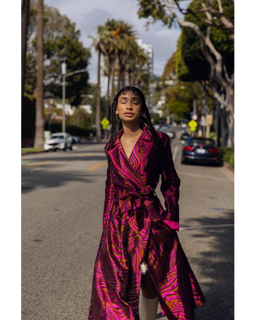 Andreeva Red Raspberry Marilyn Coat