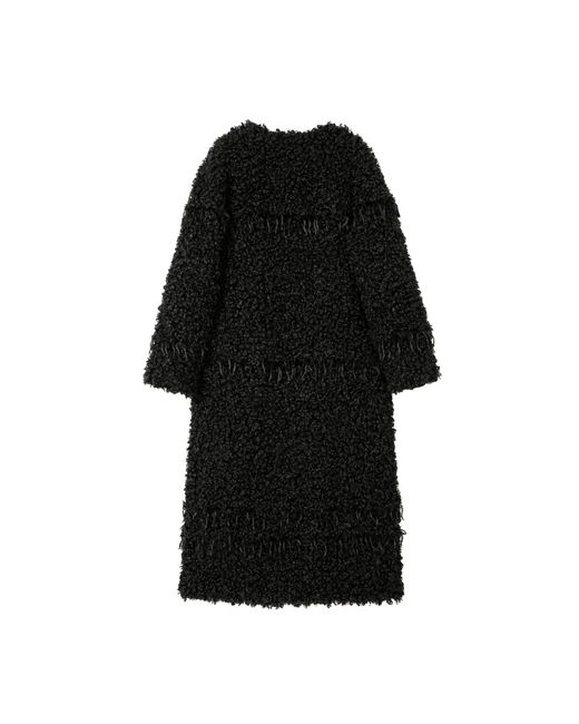 Jakke Black Arc Lines Coat
