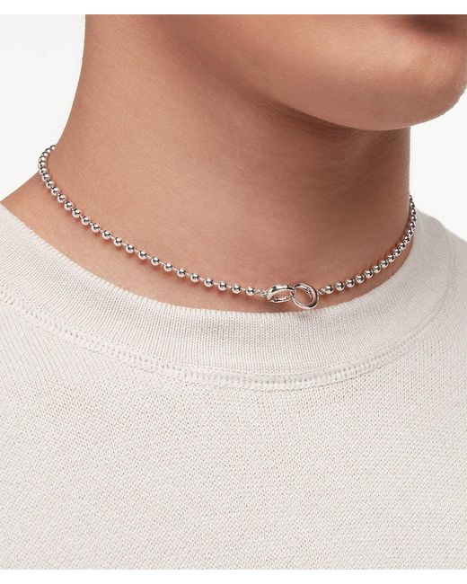 Onia Metallic Baby Sphere Choker