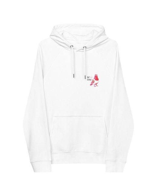 Anchor and Crew White Eight Fight Or Flight Club Editions Organic Cotton Hoodie