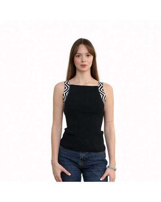 Nuvv Collection Black Wide Strap Tank Top
