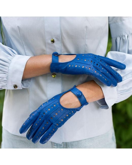 1861 Glove Manufactory Blue Rimini