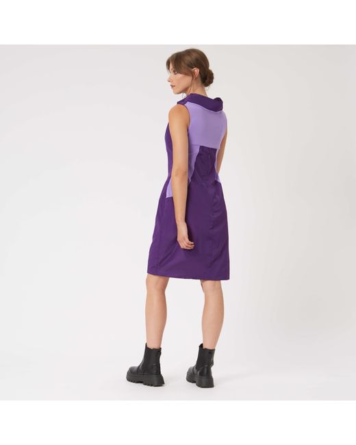 James Lakeland Sleeveless Taffeta Dress in Purple Lyst UK