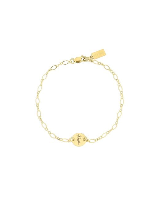 SET & STONES Metallic Lily Birth Flower Bracelet