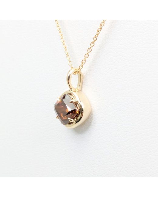 Rahul's Jewels Metallic 1.34 Carat Genuine Diamond Cushion Solstice Pendant