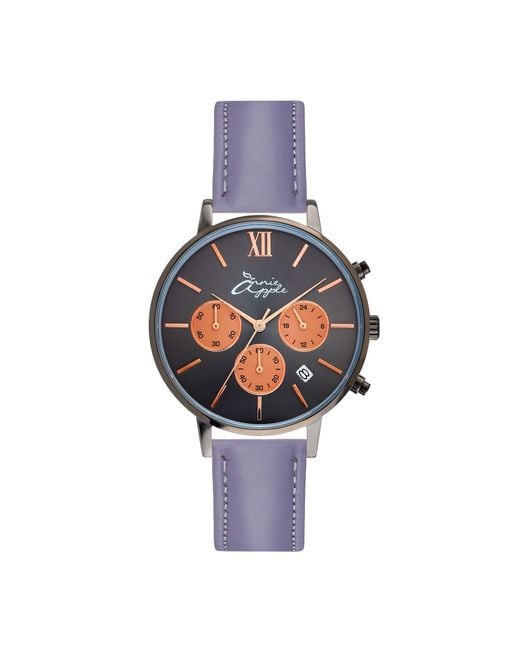 Bermuda Watch Company Multicolor Annie Apple Marseille Rose Gold & Gunmetal Multifunctional Interchangeable