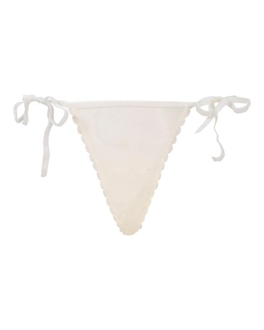 Belle -et-BonBon White Bridal Venetian Ivory Bisoux French Knicker