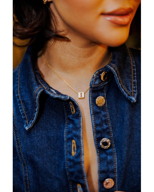 Kouree Metallic 'This Too Shall Pass' Necklace Pendant Charm