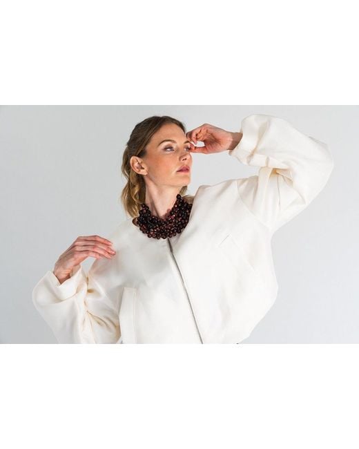 Fairchild Baldwin Red The Bubble Burgundy Necklace