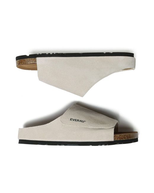 EverAu Australia White Jacky Leather Sandals