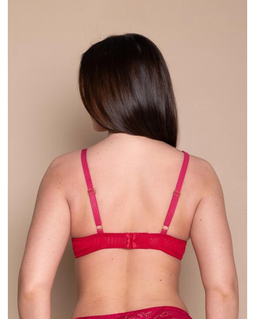 BonBon Lingerie Red Rosabella Push-Up Bra