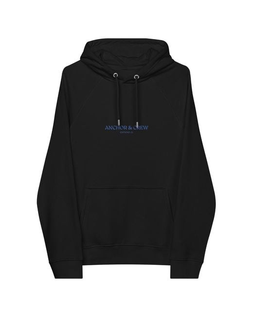 Anchor and Crew Black Three Celeste Editions Organic Cotton Hoodie