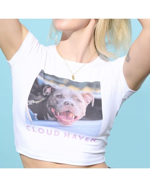 Cloud Haven White Signature Freedom Ride Tee