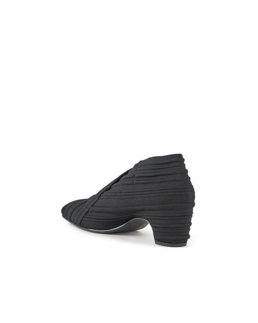 United Nude Blue Woven Elastic Ankle Bootie With Angular Toe