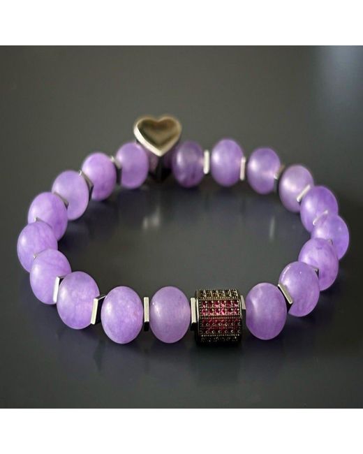 Ebru Jewelry Purple Love Bracelet