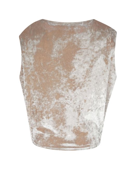 Me & Thee Natural Neutrals No Love Lost Ivory Velvet Tee