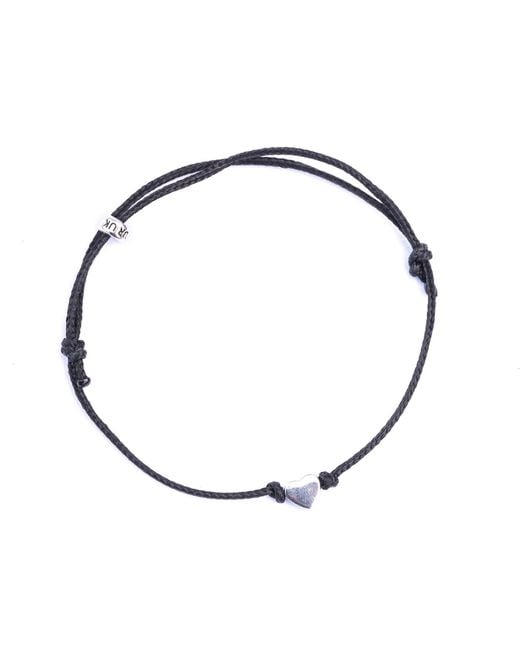 Harbour Uk Blue Heart Rope Bracelet