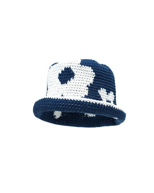 Hotpot Variety Blue Flower Bucket Hat