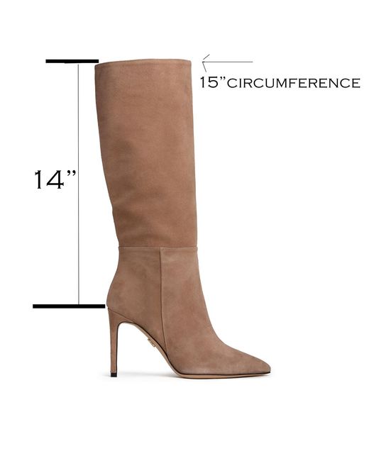 Beautiisoles by Robyn Shreiber Made in Italy Blue Yara Suede Comfortable Knee-High Evening Stiletto Boot