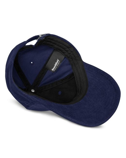 Anchor and Crew Blue Oxford Ampersand Signature Embroidered Corduroy Cap for men