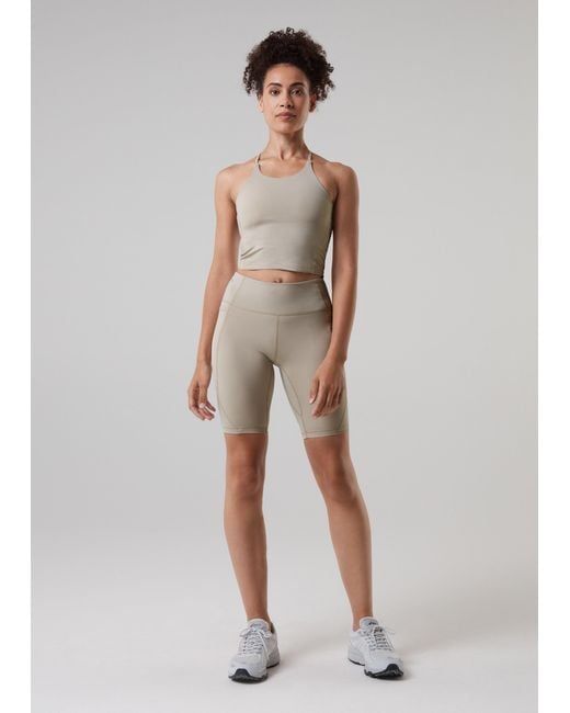 VIEREN White Neutrals Higher Power Vest Top