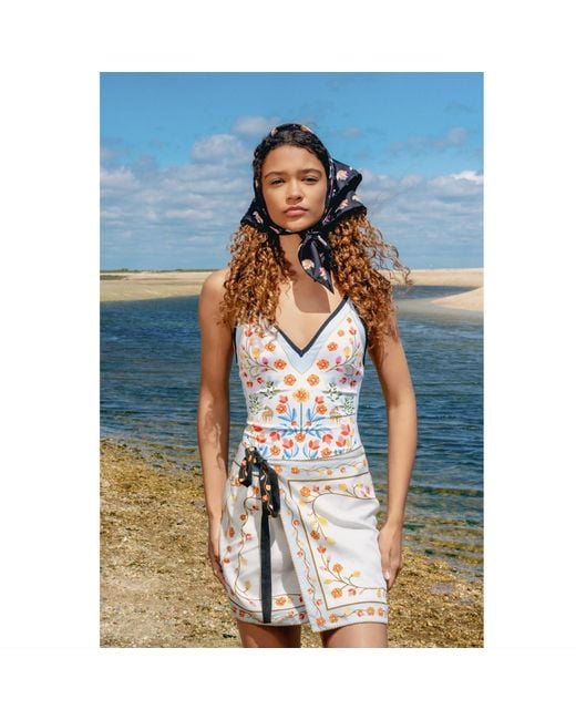 Jessie Zhao New York Black Swim Cover Up Skirt-Night Imagination