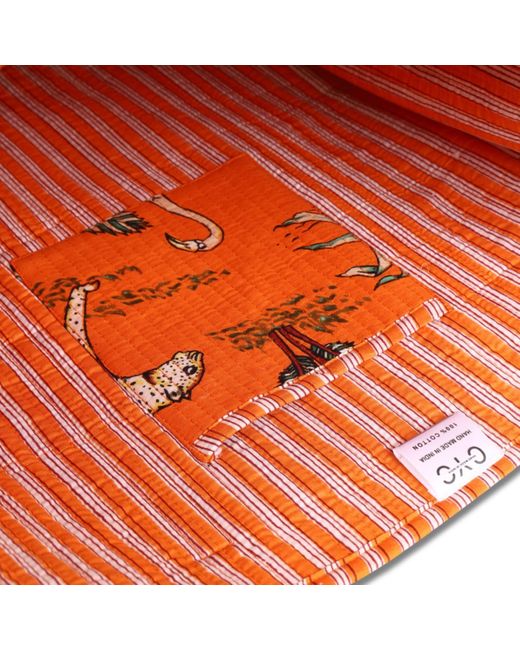 Conscious Yoga Collective Orange The Jungle Tote