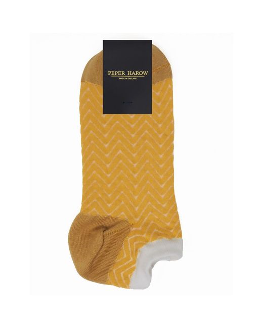 Peper Harow - Made in England Metallic Leopard & Zigzag Trainer Socks Bundle