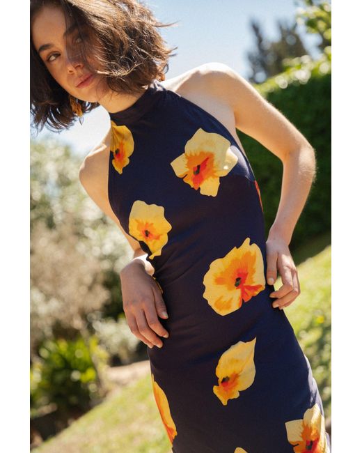 Mind Traveler Blue Pola Dress
